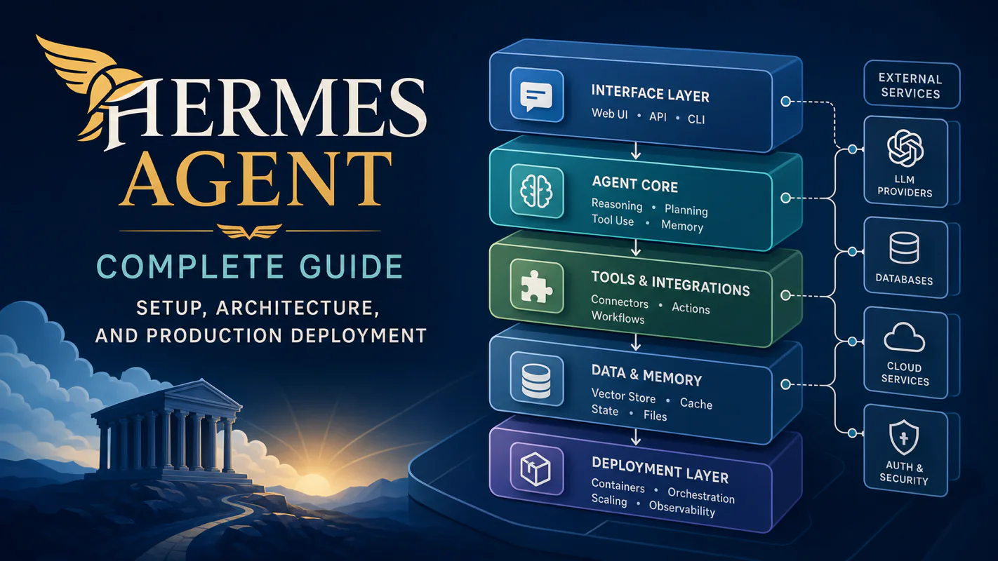 Hermes Agent Complete Guide: Setup, Architecture, and Production Deployment technical illustration for AI Workflow Pro readers